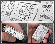 Antique Masonic Metal Vesta