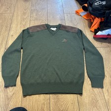 Beretta V-Neck Shooting Jumper With Pheasant Logo Large