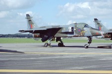 Original Aircraft slide RAF  XX747 Sepecat Jaguar GR1 Binbrook 1977 #2083