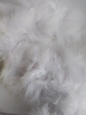 White Marabou Feather boa 2m