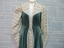 Vintage 1970's Blue Velvet &