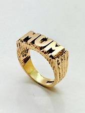 9ct Yellow Solid Gold MUM
