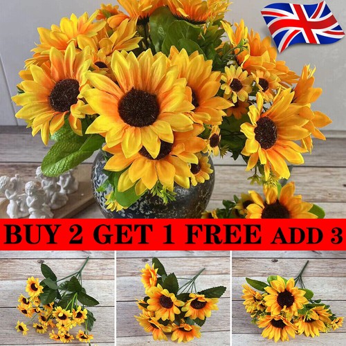 Heads sunflowers artificial - heads,