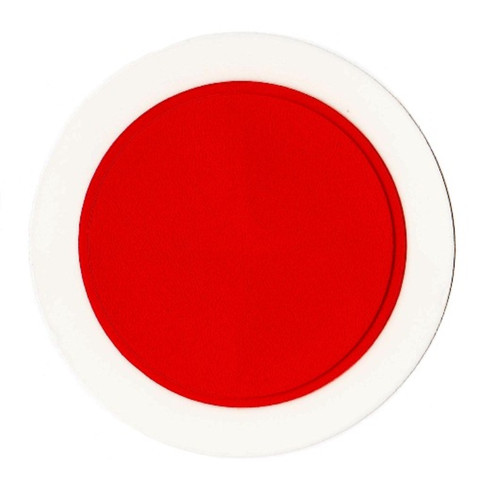 Red car tax disc holder - car,