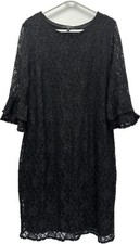 Joanna Hope Black Lace Dress
