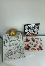 Harry Potter Bundle Hanging Golden Snitch/ Colouring Book / Stickers 