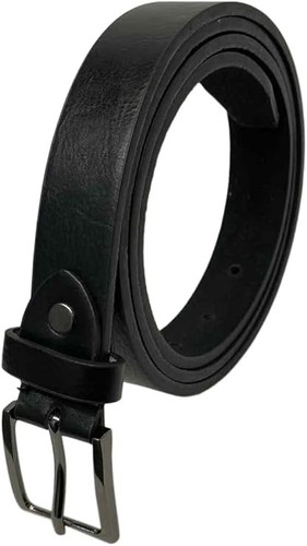 Men black belt - 1", wide