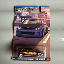 Hot Wheels Silver Series 99 Honda Civic EK9 - Slight Damage to Packaging