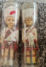 2 VTG 1950/60's Souvenir Scottish Dolls 8* Blinking Eyes Original Packaging (2)