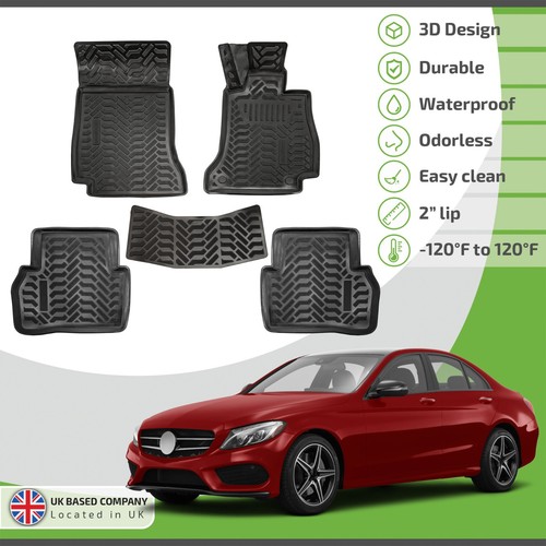 Car mats rubber floor - 3d,