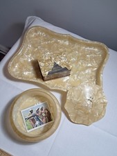 Vintage Art Deco  Marbled