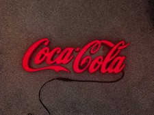 Coca Cola Red Light-Up Sign