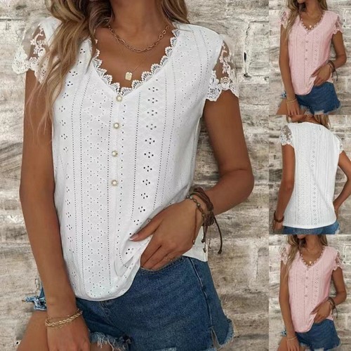 Ladies lace neck - ,