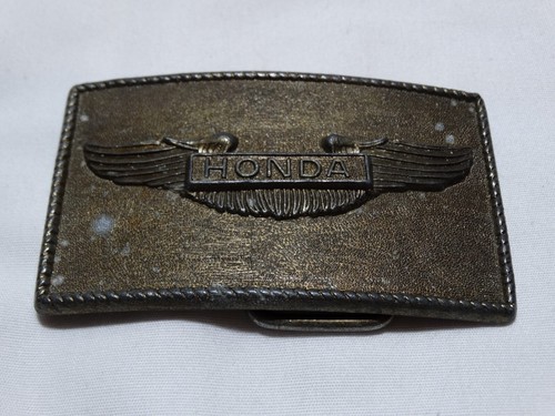 Vintage honda belt buckle - vintage,