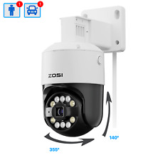 ZOSI 3K CCTV POE IP PTZ Camera 2Way Audio Color Night Vision For NVR CCTV System