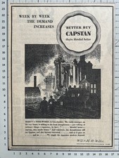 Wills Capstan  - 1937 Press