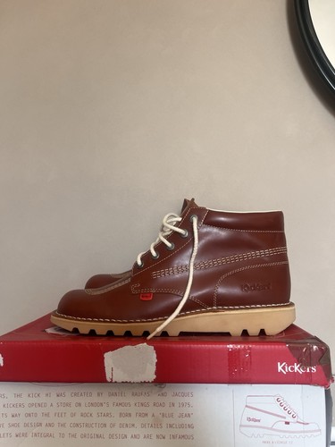 New kickers leather boots - hi,