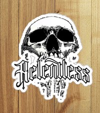 Skull Stickers Relentless
