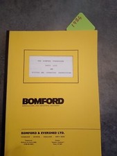 Bomford power dozer parts list - dozer,