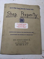 HEB HIGH SPEED COPYING LATHE