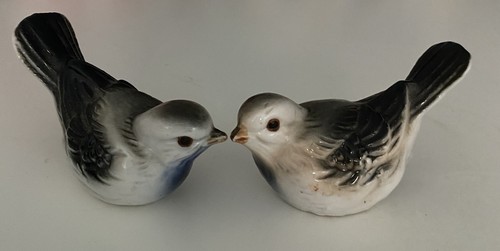 Vintage pair porcelain - of,