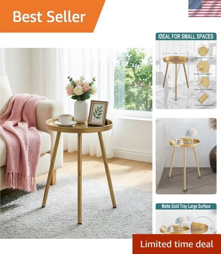 Modern gold side table - modern,
