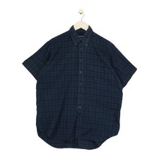 Vintage Aquascutum Shirt Mens Size L Multicoloured 90s Short Sleeve