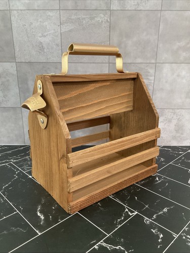 Wooden pack holder - wooden, caddy
