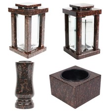 Granite Grave Items Ruby Star