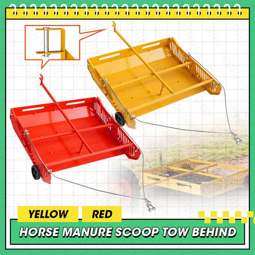 Horse manure scoop - manure, tow