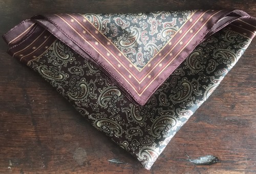 Vintage style 100 silk scarf - vintage,