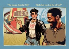 Gay postcard inspired by