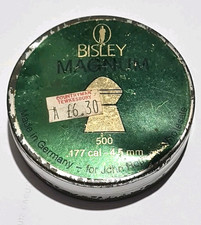 Bisley Magnum .177 / 4.5mm 500 Count Air Rifle Pellets In Original Tin