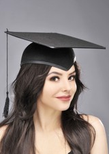 Adult Size Black Mortar Board