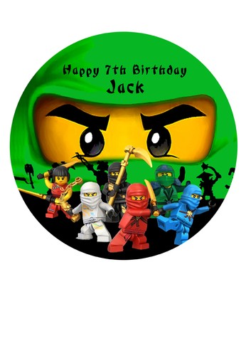 Ninjago personalised birthday - ninjago,