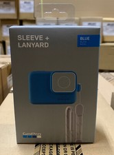 GoPro Silicone Sleeve Lanyard Blue Go Pro For Hero 7 6 & 5 Black White Silver