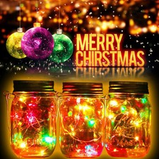 Mason Jar Lid Fairy String