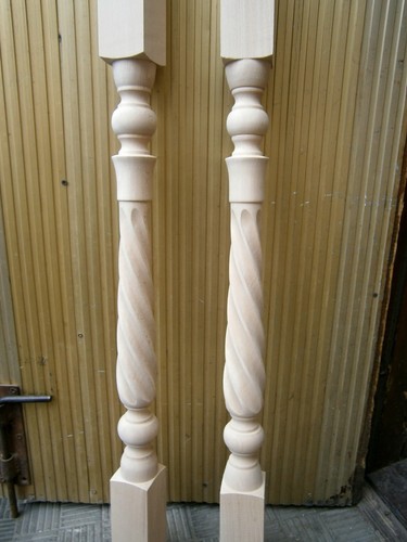 Spiral twist carved wooden - twist,