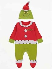 Grinch Green Christmas Baby