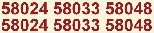 Gauge waterslide transfers - oo,