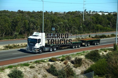 Truck photo scania flatbed - truck,