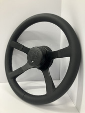 Genuine Ford Option RS 4 Spoke Wheel  Re-trimmed Black Leather, Hub And Horn Inc