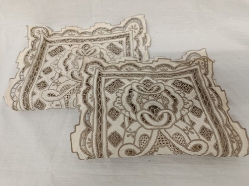Vintage embroidered cutwork - embroidered,