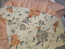 Vintage Town & Country Frilled Curtains With Tie Backs 66x 72 New