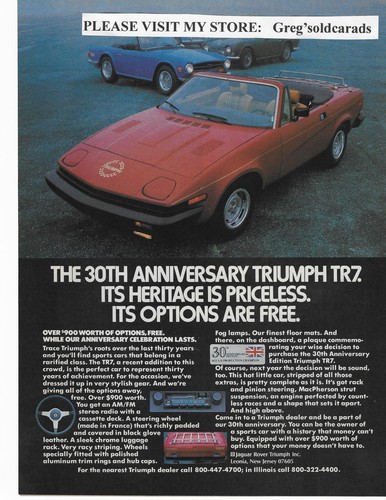 Original 1980 triumph tr7 - original,