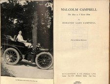 Malcolm Campbell The Man As I Knew Him - Dorothy Lady Campbell