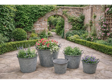 Large round metal - large,