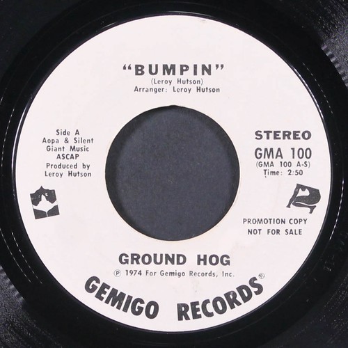 Ground hog bumpin mono - bumpin,