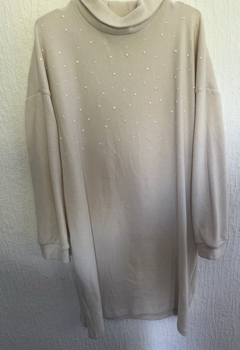 George cream pearl embellished
