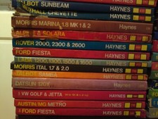 Classic car workshop manuals